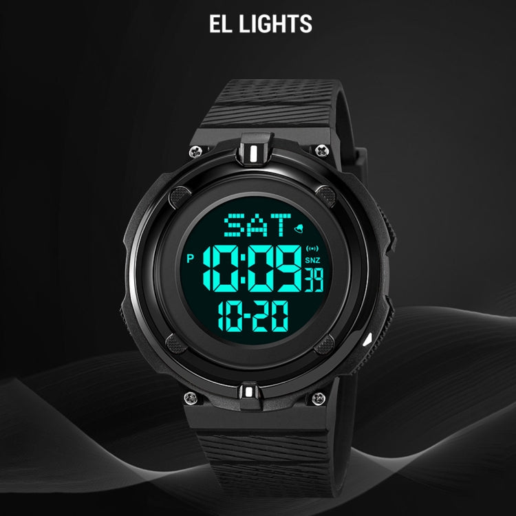 SKMEI 2010 Multifunctional Men 50M Waterproof Luminous Digital Wrist Watch(Dark Blue) - free shipping - PMC TechLife - Order now!