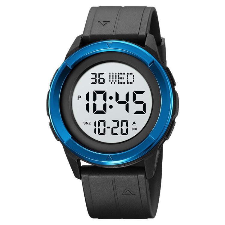 SKMEI 2047 Multifunctional Men 50M Waterproof Sports Digital Wrist Watch(Blue+White) - free shipping - PMC TechLife - Order now!
