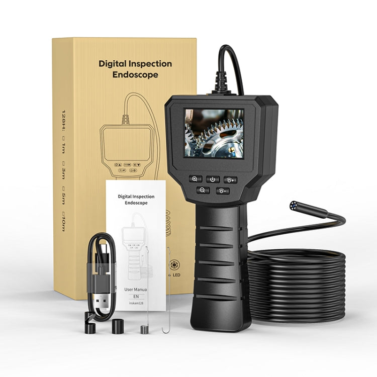 128AV 8mm Lenses Industrial Pipeline Endoscope with 2.4 inch Screen, Spec:5m Tube -  by PMC TechLife | Online Shopping South Africa | PMC TechLife | Buy Now Pay Later Mobicred