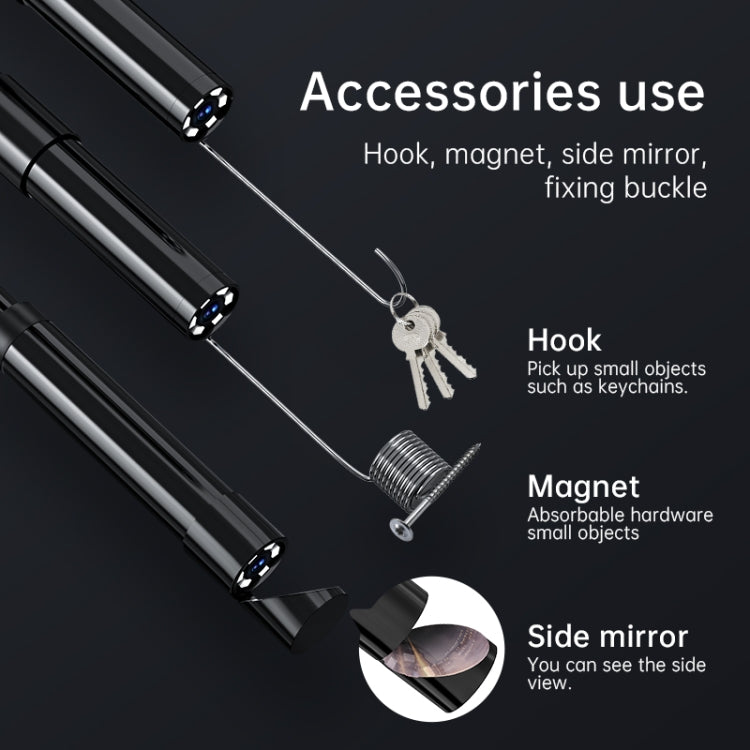 128AV 8mm Lenses Industrial Pipeline Endoscope with 2.4 inch Screen, Spec:10m Tube -  by PMC TechLife | Online Shopping South Africa | PMC TechLife | Buy Now Pay Later Mobicred