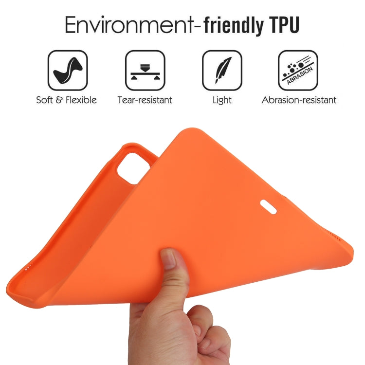 For iPad Air 11 2024 / 2025 Oil Spray Skin-friendly TPU Tablet Case(Orange) - iPad Air 11 2025 / 2024 Cases by PMC TechLife | Online Shopping South Africa | PMC TechLife | Buy Now Pay Later Mobicred