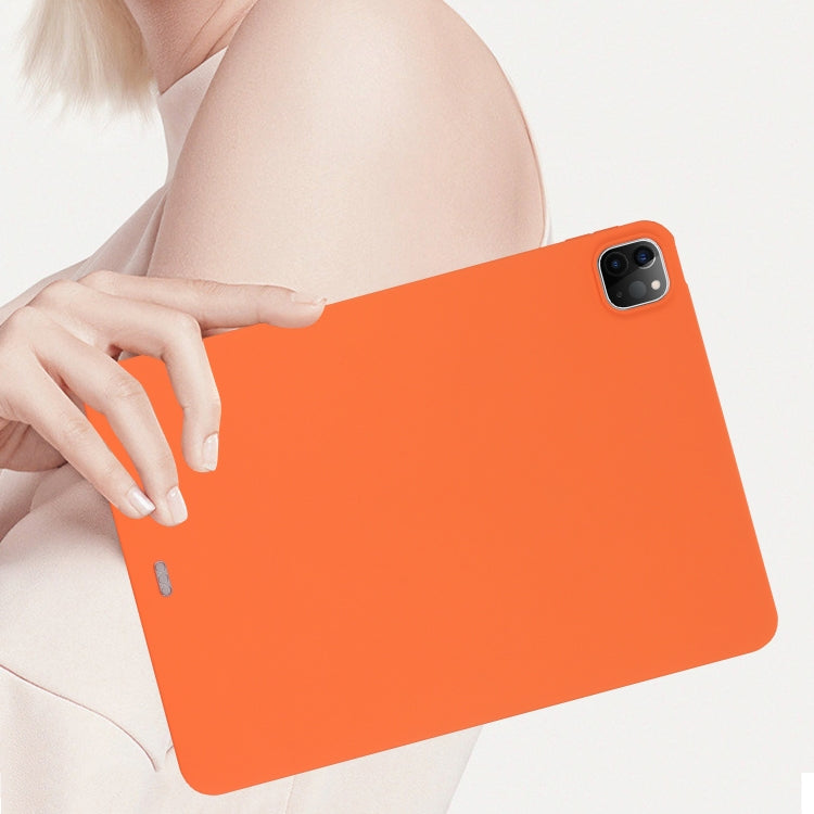 For iPad Air 11 2024 / 2025 Oil Spray Skin-friendly TPU Tablet Case(Orange) - iPad Air 11 2025 / 2024 Cases by PMC TechLife | Online Shopping South Africa | PMC TechLife | Buy Now Pay Later Mobicred