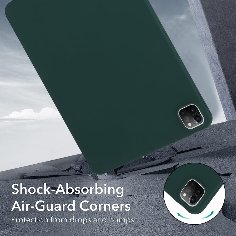 For iPad Air 11 2024 Oil Spray Skin-friendly TPU Tablet Case(Deep Green) - iPad Air 11 2024 Cases by PMC TechLife | Online Shopping South Africa | PMC TechLife | Buy Now Pay Later Mobicred