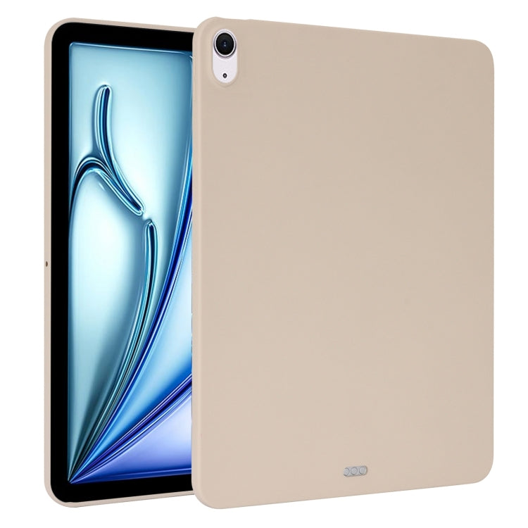 For iPad Air 11 2024 / 2025 Oil Spray Skin-friendly TPU Tablet Case(Milk White) - iPad Air 11 2025 / 2024 Cases by PMC TechLife | Online Shopping South Africa | PMC TechLife | Buy Now Pay Later Mobicred
