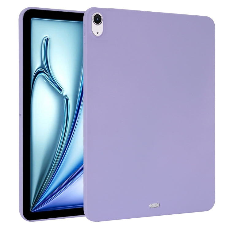 For iPad Air 11 2024 / 2025 Oil Spray Skin-friendly TPU Tablet Case(Purple) - iPad Air 11 2025 / 2024 Cases by PMC TechLife | Online Shopping South Africa | PMC TechLife | Buy Now Pay Later Mobicred
