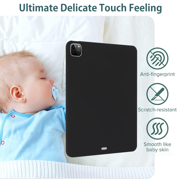 For iPad Air 13 2024 / Air 13 2025 Oil Spray Skin-friendly TPU Tablet Case(Black) - iPad Air 13 2025 / 2024 Cases by PMC TechLife | Online Shopping South Africa | PMC TechLife | Buy Now Pay Later Mobicred