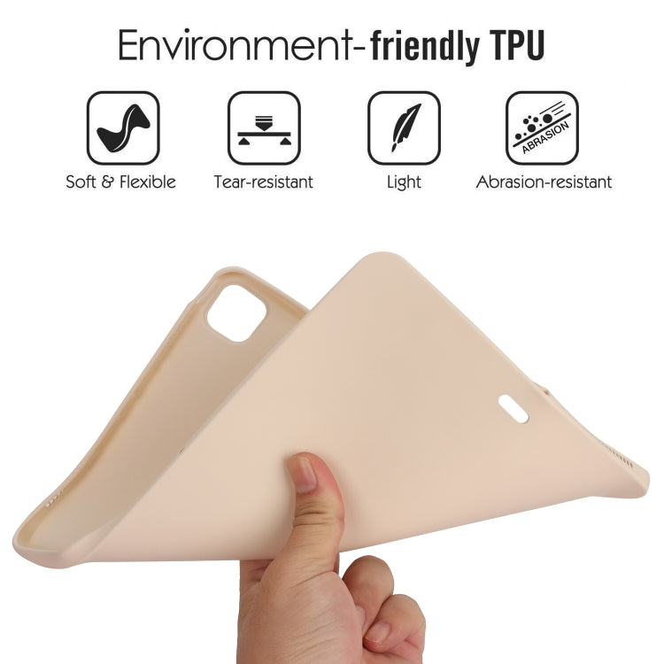 For iPad Air 13 2024 Oil Spray Skin-friendly TPU Tablet Case(Milk White) - iPad Air 13 2024 Cases by PMC TechLife | Online Shopping South Africa | PMC TechLife | Buy Now Pay Later Mobicred