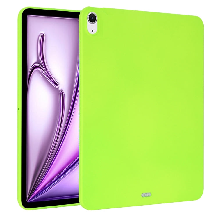 For iPad Air 13 2024 / Air 13 2025 Oil Spray Skin-friendly TPU Tablet Case(Fluorescent Green) - iPad Air 13 2025 / 2024 Cases by PMC TechLife | Online Shopping South Africa | PMC TechLife | Buy Now Pay Later Mobicred