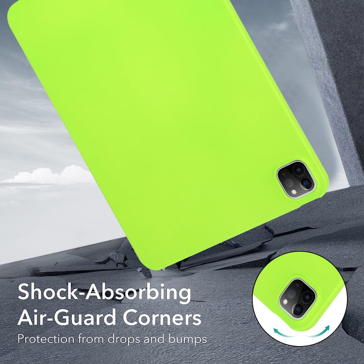 For iPad Air 13 2024 / Air 13 2025 Oil Spray Skin-friendly TPU Tablet Case(Fluorescent Green) - iPad Air 13 2025 / 2024 Cases by PMC TechLife | Online Shopping South Africa | PMC TechLife | Buy Now Pay Later Mobicred