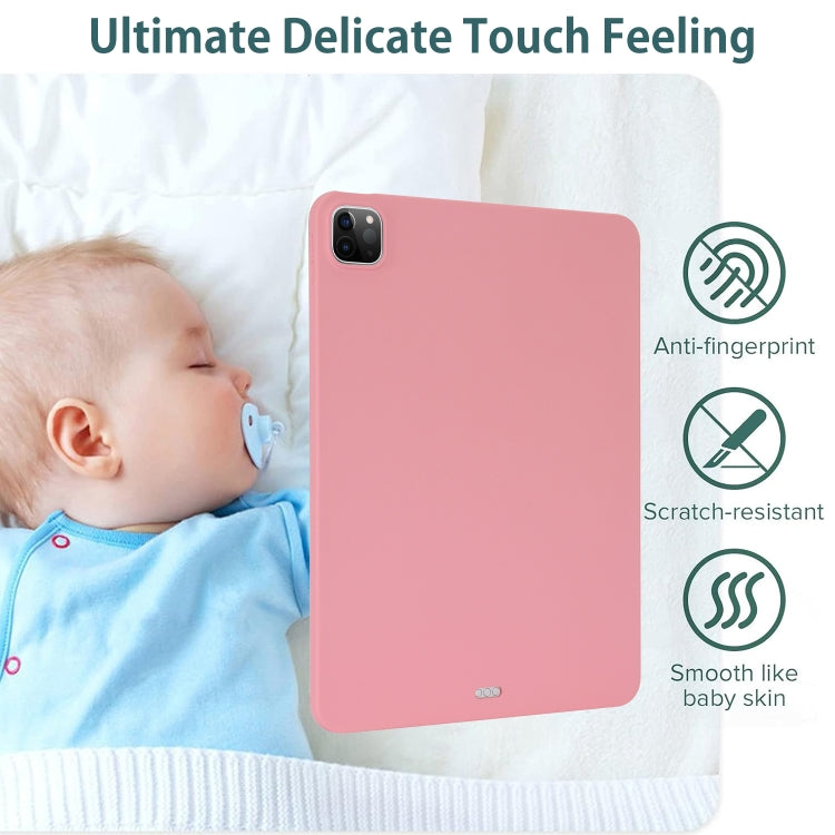 For iPad Pro 11 2024 Oil Spray Skin-friendly TPU Tablet Case(Pink) - iPad Pro 11 2024 Cases by PMC TechLife | Online Shopping South Africa | PMC TechLife | Buy Now Pay Later Mobicred