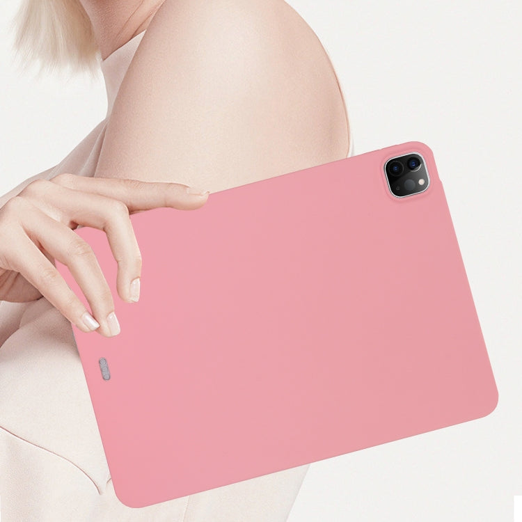 For iPad Pro 11 2024 Oil Spray Skin-friendly TPU Tablet Case(Pink) - iPad Pro 11 2024 Cases by PMC TechLife | Online Shopping South Africa | PMC TechLife | Buy Now Pay Later Mobicred