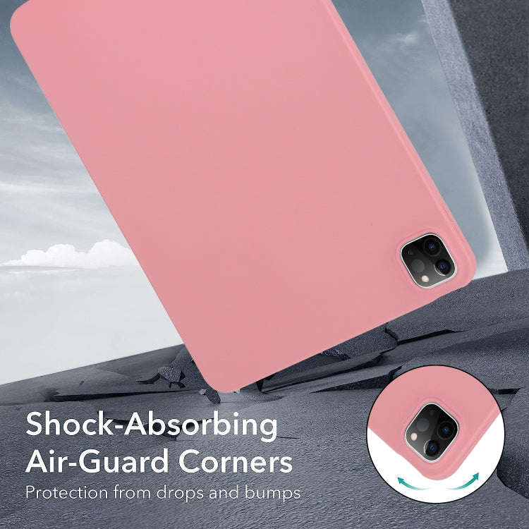 For iPad Pro 13 2024 Oil Spray Skin-friendly TPU Tablet Case(Pink) - iPad Pro 13 2024 Cases by PMC TechLife | Online Shopping South Africa | PMC TechLife | Buy Now Pay Later Mobicred