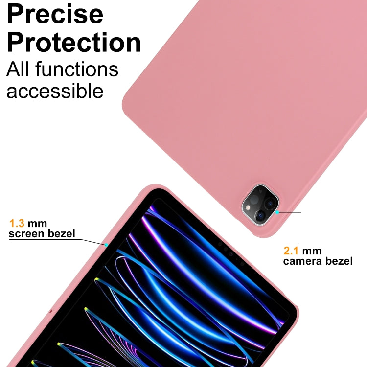 For iPad Pro 13 2024 Oil Spray Skin-friendly TPU Tablet Case(Pink) - iPad Pro 13 2024 Cases by PMC TechLife | Online Shopping South Africa | PMC TechLife | Buy Now Pay Later Mobicred