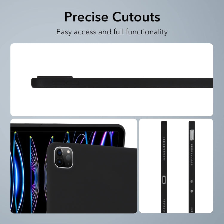 For iPad Pro 13 2024 Oil Spray Skin-friendly TPU Tablet Case(Black) - iPad Pro 13 2024 Cases by PMC TechLife | Online Shopping South Africa | PMC TechLife | Buy Now Pay Later Mobicred