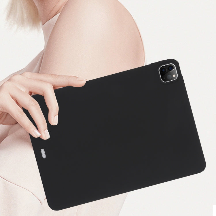 For iPad Pro 13 2024 Oil Spray Skin-friendly TPU Tablet Case(Black) - iPad Pro 13 2024 Cases by PMC TechLife | Online Shopping South Africa | PMC TechLife | Buy Now Pay Later Mobicred