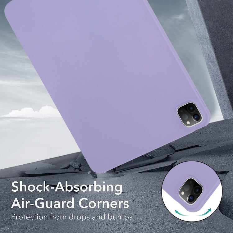 For iPad Pro 13 2024 Oil Spray Skin-friendly TPU Tablet Case(Purple) - iPad Pro 13 2024 Cases by PMC TechLife | Online Shopping South Africa | PMC TechLife | Buy Now Pay Later Mobicred