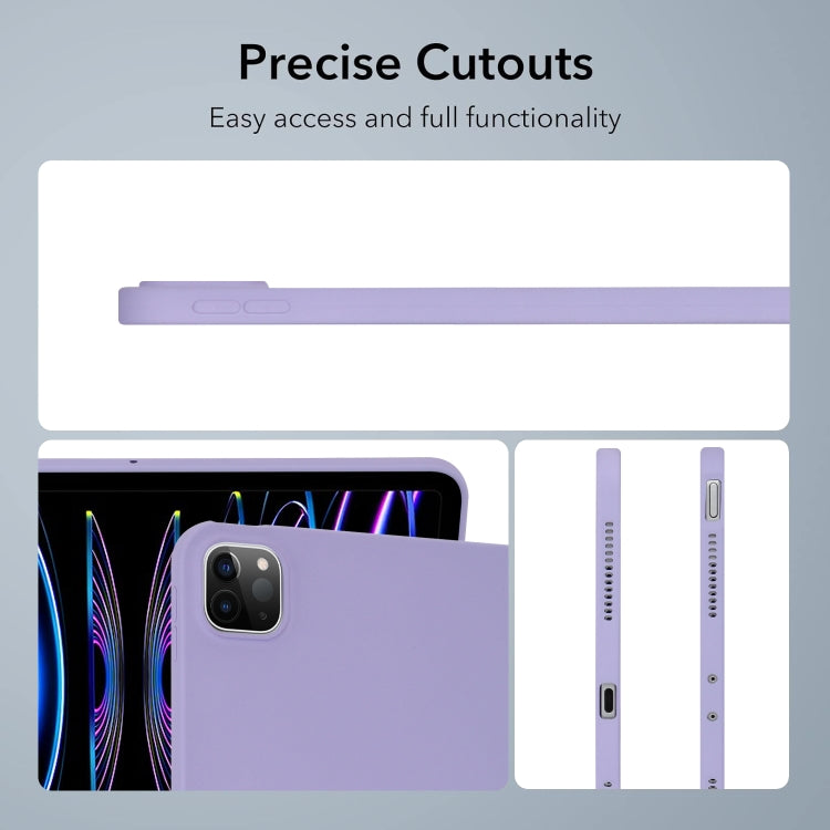 For iPad Pro 13 2024 Oil Spray Skin-friendly TPU Tablet Case(Purple) - iPad Pro 13 2024 Cases by PMC TechLife | Online Shopping South Africa | PMC TechLife | Buy Now Pay Later Mobicred