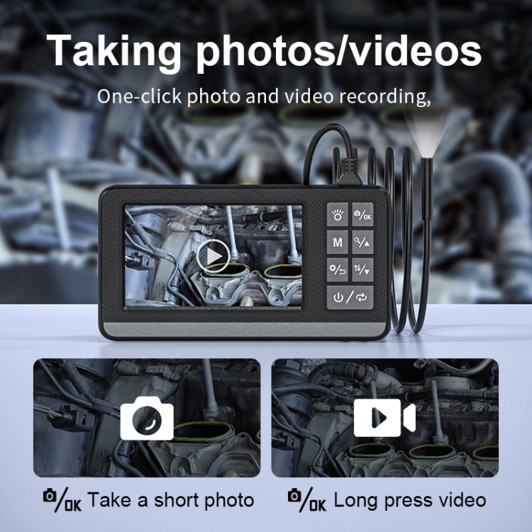 P005 8mm Single Lenses Industrial Pipeline Endoscope with 4.3 inch HD Screen, Spec:1m Tube -  by PMC TechLife | Online Shopping South Africa | PMC TechLife | Buy Now Pay Later Mobicred