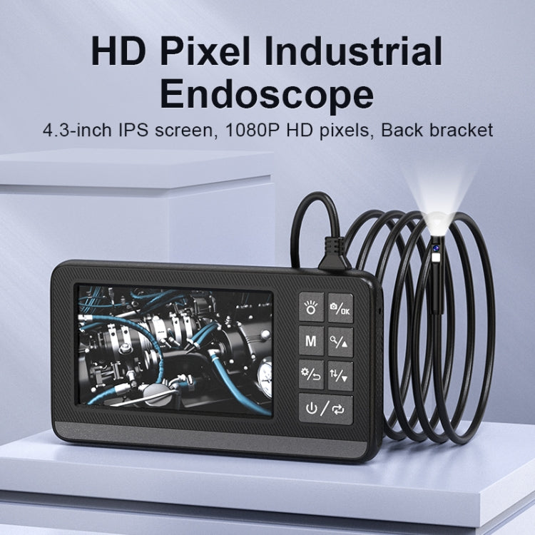 P005 8mm Dual Lenses Industrial Pipeline Endoscope with 4.3 inch HD Screen, Spec:10m Tube -  by PMC TechLife | Online Shopping South Africa | PMC TechLife | Buy Now Pay Later Mobicred