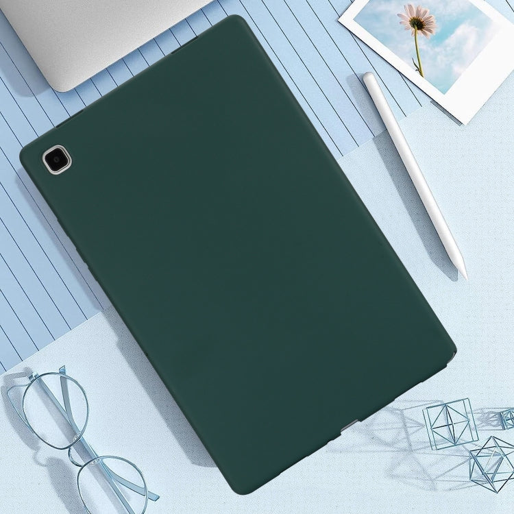 For Samsung Galaxy Tab S9 Oil Spray Skin-friendly TPU Tablet Case(Deep Green) - free shipping - PMC Jewellery - Order now!