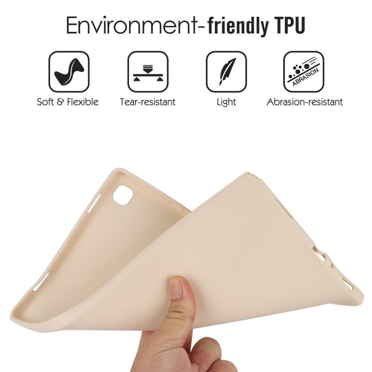 For Samsung Galaxy Tab S9 Oil Spray Skin-friendly TPU Tablet Case(Milk White) - free shipping - PMC Jewellery - Order now!