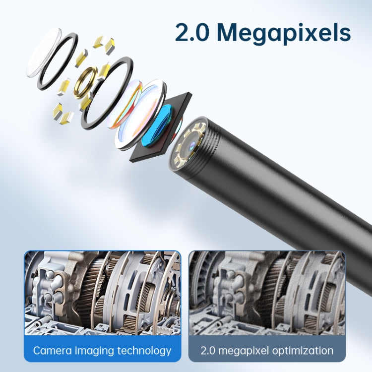 YP105 8mm Lenses 2MP HD Industry Endoscope Support Mobile Phone Direct Connection, Length:10m -  by PMC TechLife | Online Shopping South Africa | PMC TechLife | Buy Now Pay Later Mobicred