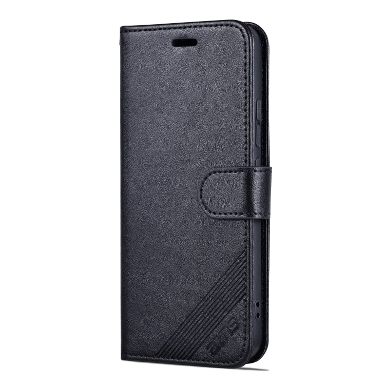 For Xiaomi 14 Pro AZNS Sheepskin Texture Flip Leather Phone Case(Black) - free shipping - PMC Jewellery - Order now!