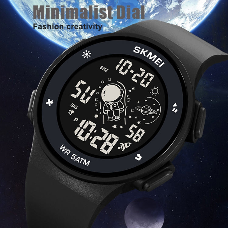 SKMEI 2068 Multifunctional Men 50M Waterproof Noctilucent Sports Digital Wrist Watch(Black White) - free shipping - PMC TechLife - Order now!