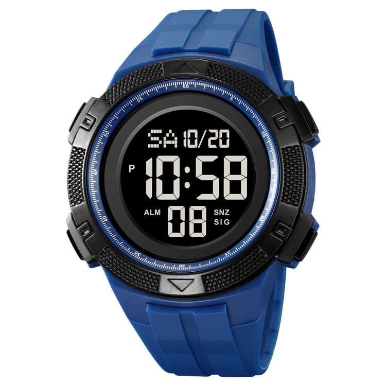 SKMEI 2078 Multifunctional Men 50M Waterproof Sports Fashion Digital Wrist Watch(Dark Blue) - free shipping - PMC TechLife - Order now!