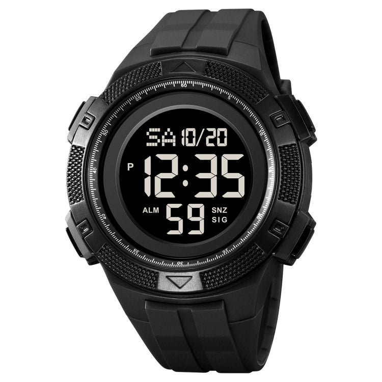 SKMEI 2078 Multifunctional Men 50M Waterproof Sports Fashion Digital Wrist Watch(Black) - free shipping - PMC TechLife - Order now!