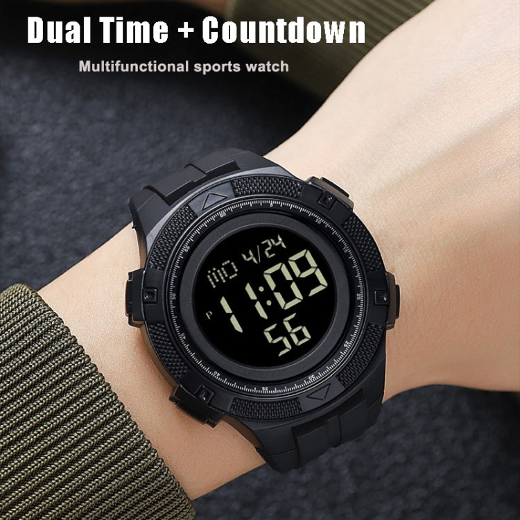 SKMEI 2078 Multifunctional Men 50M Water-resistant Sports Fashion Digital Wrist Watch(Black Gold) - free shipping - PMC TechLife - Order now!