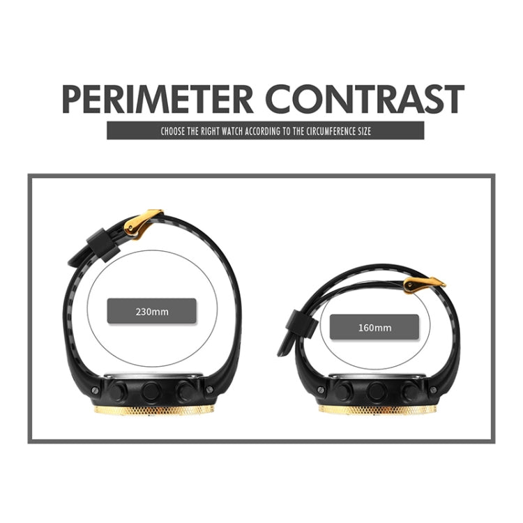Shimei 2096 Multifunctional Men 50M Waterproof Compass Noctilucent Digital Wrist Watch(Gold) - free shipping - PMC TechLife - Order now!