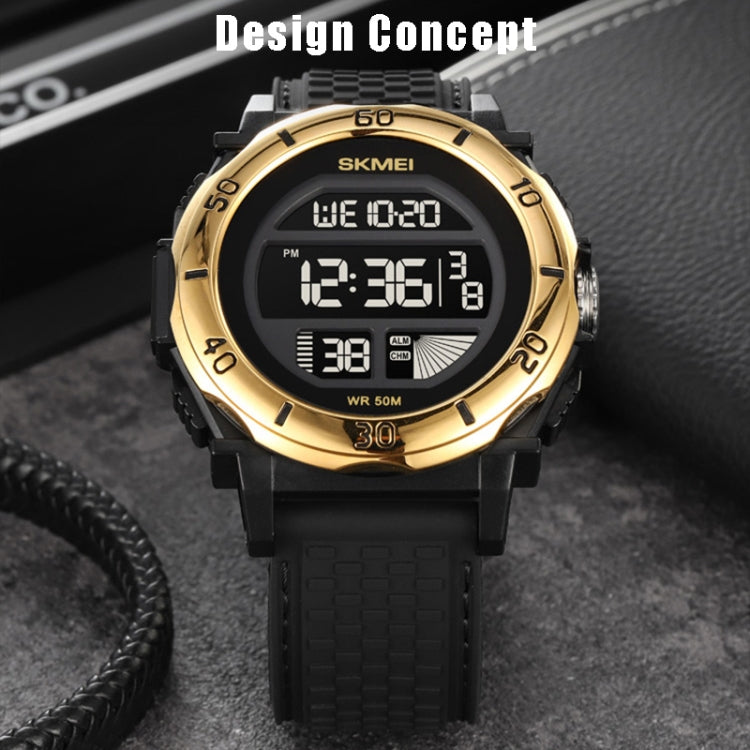 SKMEI 2099 Multifunctional Men Outdoor 50M Waterproof Luminous Digital Wrist Watch(Black) - free shipping - PMC TechLife - Order now!
