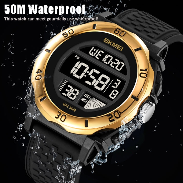 SKMEI 2099 Multifunctional Men Outdoor 50M Waterproof Luminous Digital Wrist Watch(Black) - free shipping - PMC TechLife - Order now!