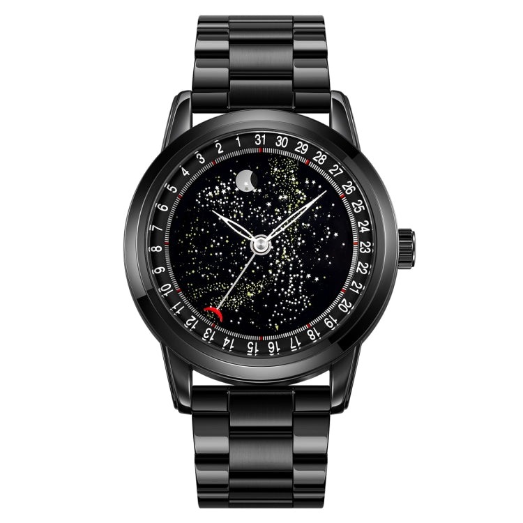 SKMEI 2116 Multifunctional Men 30M Waterproof Fashion Casual Quartz Watch(Black Steel) - free shipping - PMC TechLife - Order now!