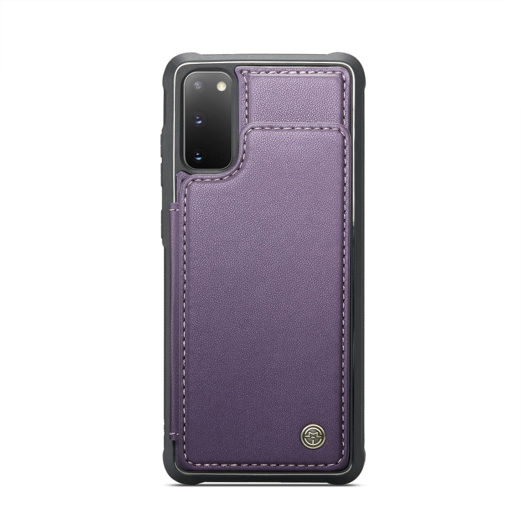 For Samsung Galaxy S20 CaseMe C22 Card Slots Holder RFID Anti-theft Phone Case(Purple) - free shipping - PMC Jewellery - Order now!
