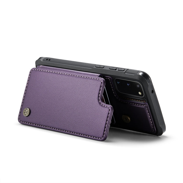 For Samsung Galaxy S20 CaseMe C22 Card Slots Holder RFID Anti-theft Phone Case(Purple) - free shipping - PMC Jewellery - Order now!