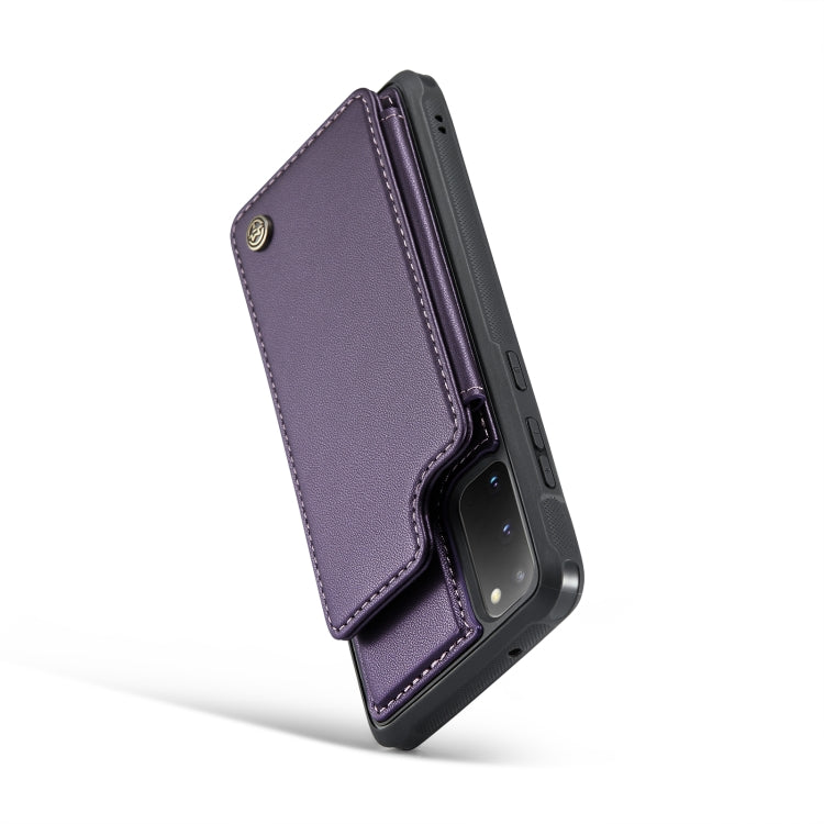 For Samsung Galaxy S20 CaseMe C22 Card Slots Holder RFID Anti-theft Phone Case(Purple) - free shipping - PMC Jewellery - Order now!