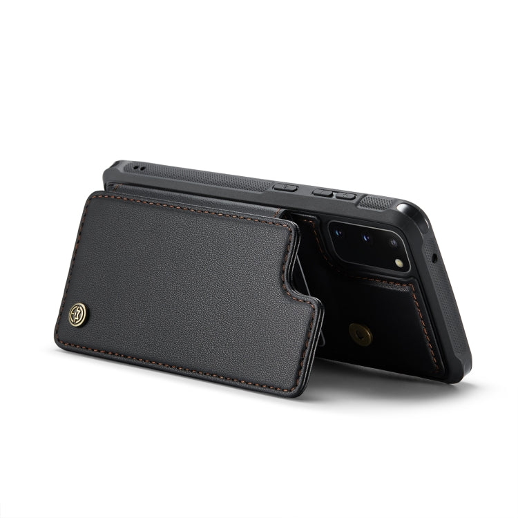 For Samsung Galaxy S20 CaseMe C22 Card Slots Holder RFID Anti-theft Phone Case(Black) - free shipping - PMC Jewellery - Order now!