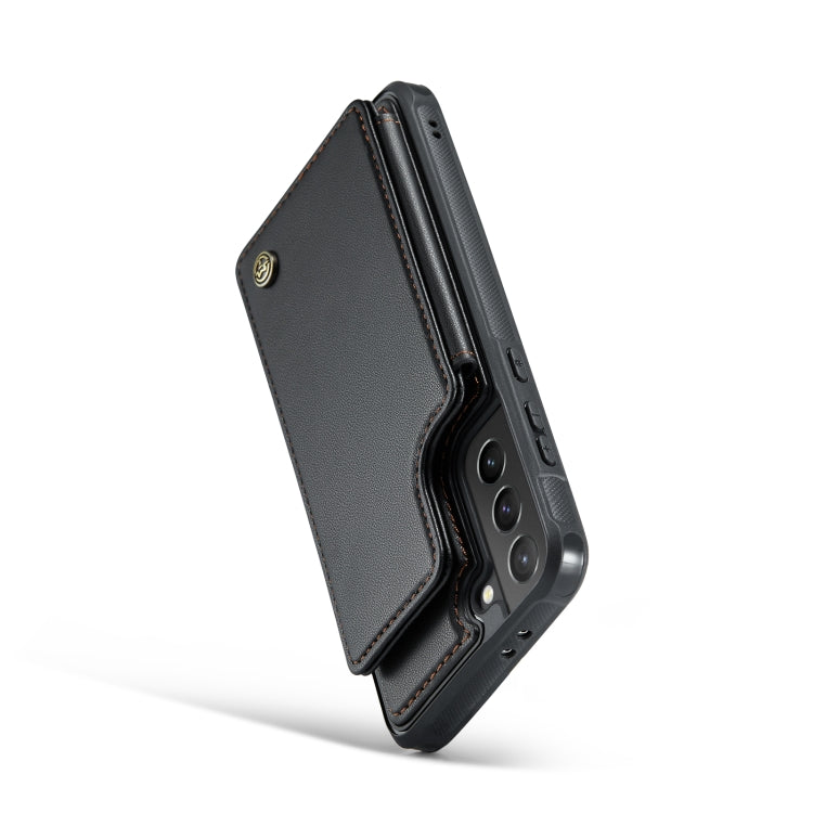 For Samsung Galaxy S21+ 5G CaseMe C22 Card Slots Holder RFID Anti-theft Phone Case(Black) - free shipping - PMC Jewellery - Order now!
