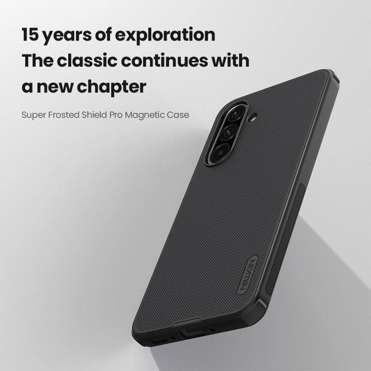 For Redmi Turbo 4 NILLKIN Frosted Shield Pro Magnetic Phone Case(Black) - Xiaomi Cases by NILLKIN | Online Shopping South Africa | PMc TechLife | Buy Now Pay Later Mobicred