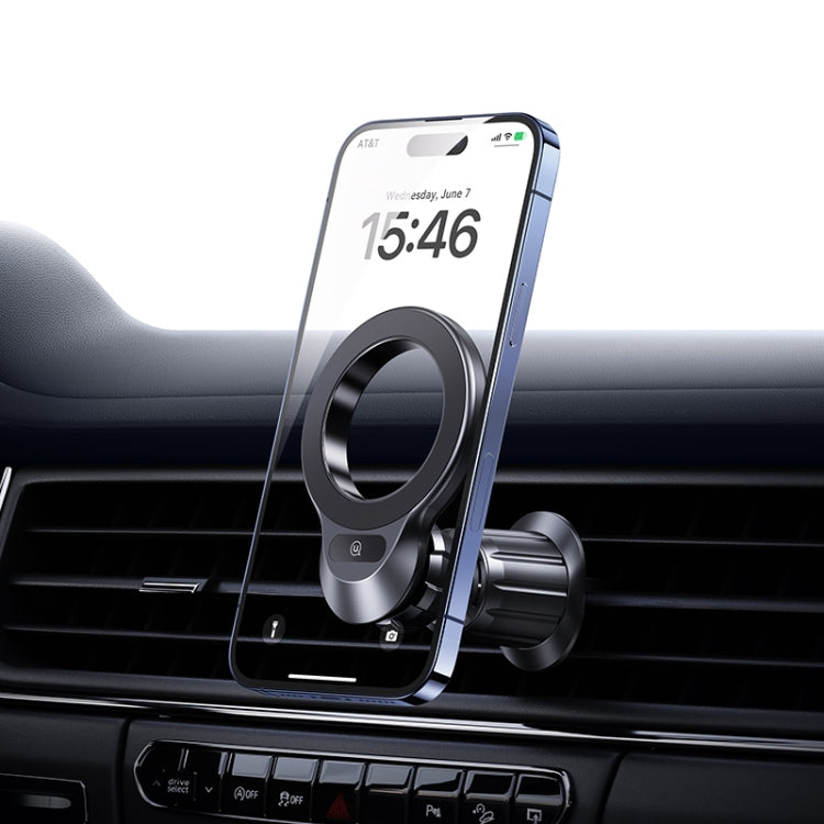 USAMS US-ZJ075 Magnetic Car Air Vent Phone Holder(Black) - free shipping - PMC TechLife - Order now!