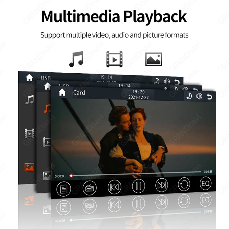 X70-1 Car 7 inch IPS Portable Smart Screen Wireless Screen Projection Carplay Android Auto(Black) - Car Monitor by PMC TechLife | Online Shopping South Africa | PMC TechLife | Buy Now Pay Later Mobicred