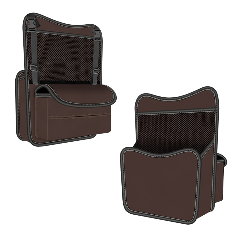 3054 Napa Texture Leather Car Center Console Storage Bag(Brown) - Stowing Tidying by PMC TechLife | Online Shopping South Africa | PMC TechLife | Buy Now Pay Later Mobicred