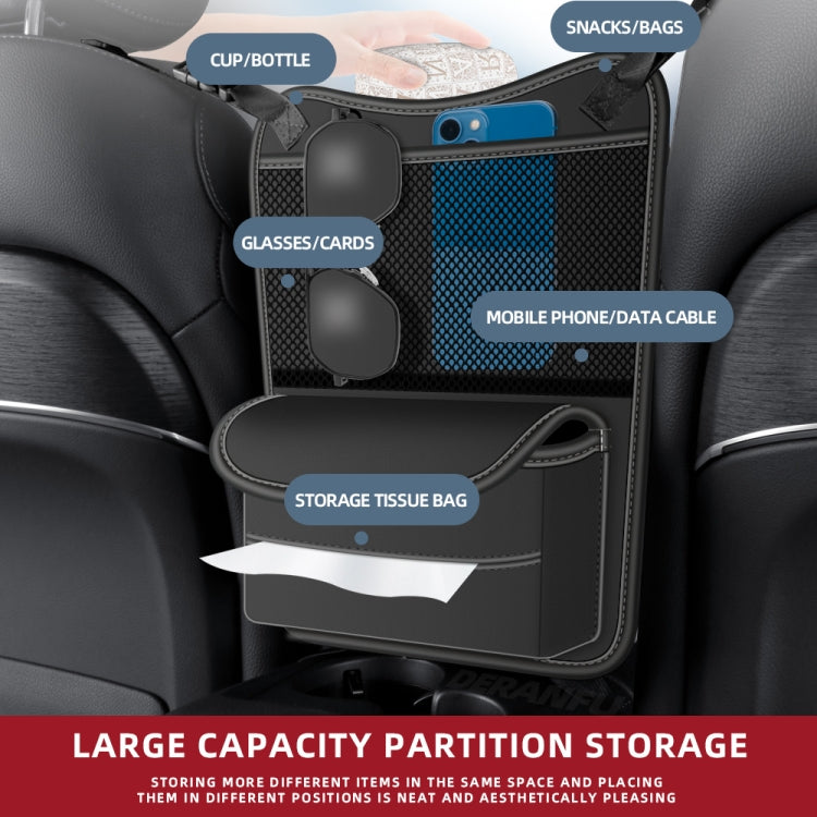 3054 Napa Texture Leather Car Center Console Storage Bag(Brown) - Stowing Tidying by PMC TechLife | Online Shopping South Africa | PMC TechLife | Buy Now Pay Later Mobicred