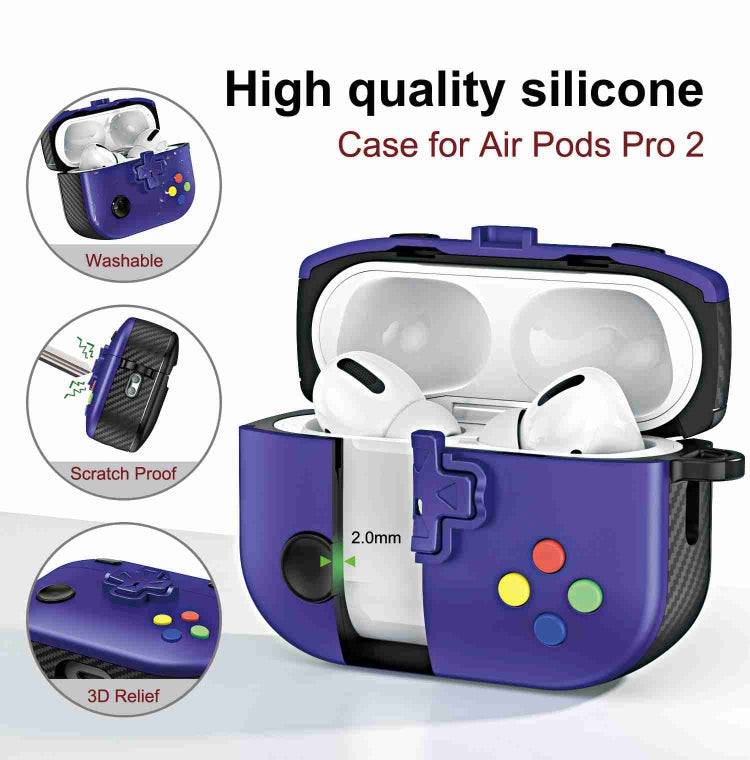 For AirPods 3 Game Console Shape Wireless Earphones Protective Case(Blue) - For AirPods 3 by PMC Jewellery | Online Shopping South Africa | PMC Jewellery | Buy Now Pay Later Mobicred