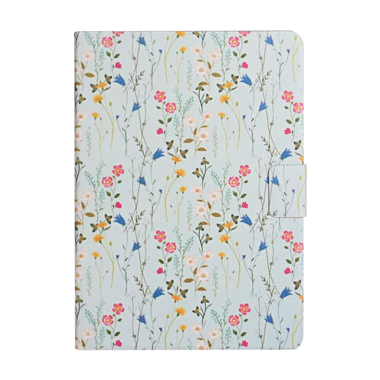 For Samsung Galaxy Tab A9+ Flower Pattern Horizontal Flip PU Tablet Case with Sleep / Wake-up Function(Small Floral) - Galaxy Tab A9 by PMC TechLife | Online Shopping South Africa | PMC TechLife