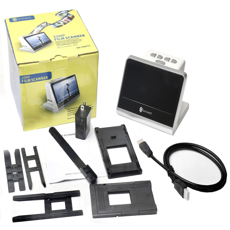 Tonivent TON170 22 Mega Pixels 5 inch HD Screen Film Scanner(AU Plug) - Portable Scanner by PMC TechLife | Online Shopping South Africa | PMC TechLife | Buy Now Pay Later Mobicred