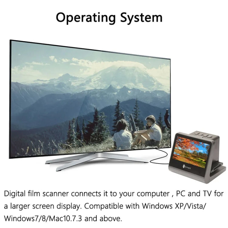 Tonivent TON171 24-48 Mega Pixels 5 inch HD Screen Film Scanner(US Plug) - Portable Scanner by PMC TechLife | Online Shopping South Africa | PMC TechLife | Buy Now Pay Later Mobicred