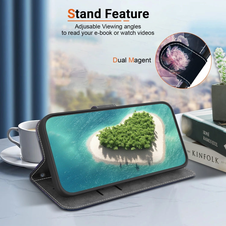 For Google Pixel 9 Pro Crystal Texture Colored Drawing Leather Phone Case(Purple Peony) - Google Cases by PMC TechLife | Online Shopping South Africa | PMC TechLife | Buy Now Pay Later Mobicred